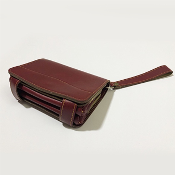 Old Fashion Vintage Clasp Closure Wristlet Wallet - Picture 3 of 11